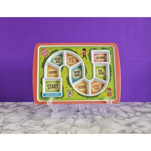 All Fun And Games Kid's Dinner Winner Plates/Fred and Friends Plastic Plate